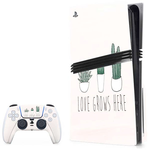 Love Grows Here PS5 Pro Disk Bundle  Skin
